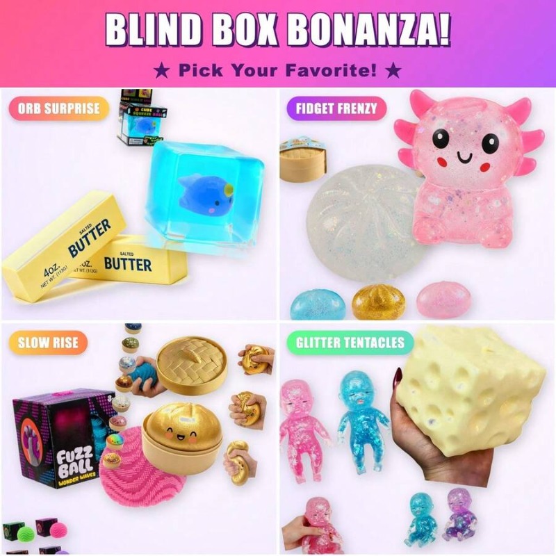Cute Surprise Fidget Toy Stres - Mystery Box Blind Bag 评论和价格