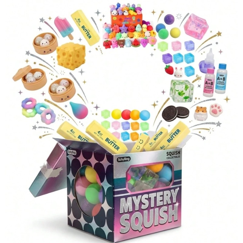 1PC Silky Soft Squishy Blind B - Mystery Box Blind Bag 评论和价格