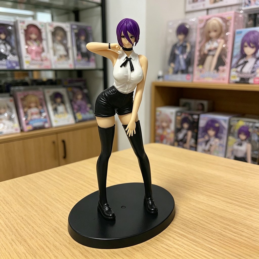 13-19CM Chainsaw Man Anime Fig - Action Figure Stand 评论和价格