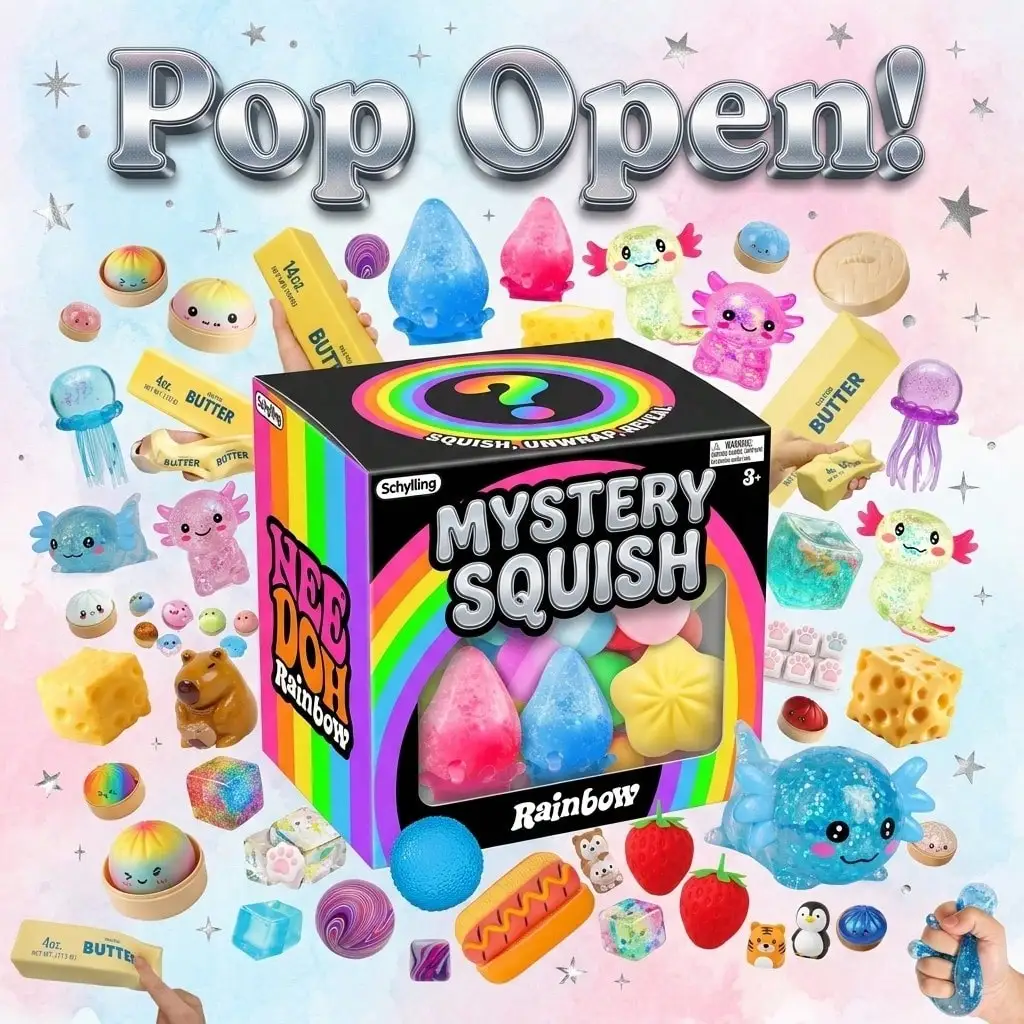 Rainbow Mystery Squish Blind B - Mystery Box Blind Bag 评论和价格