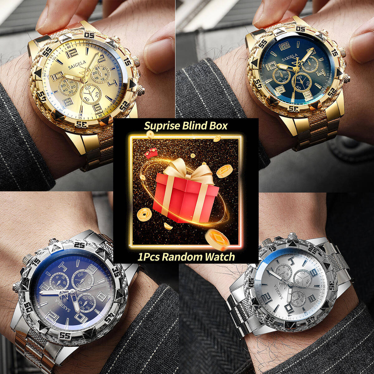 1PC Surprise Mystery Watch Bli - Mystery Box Blind Bag 评论和价格