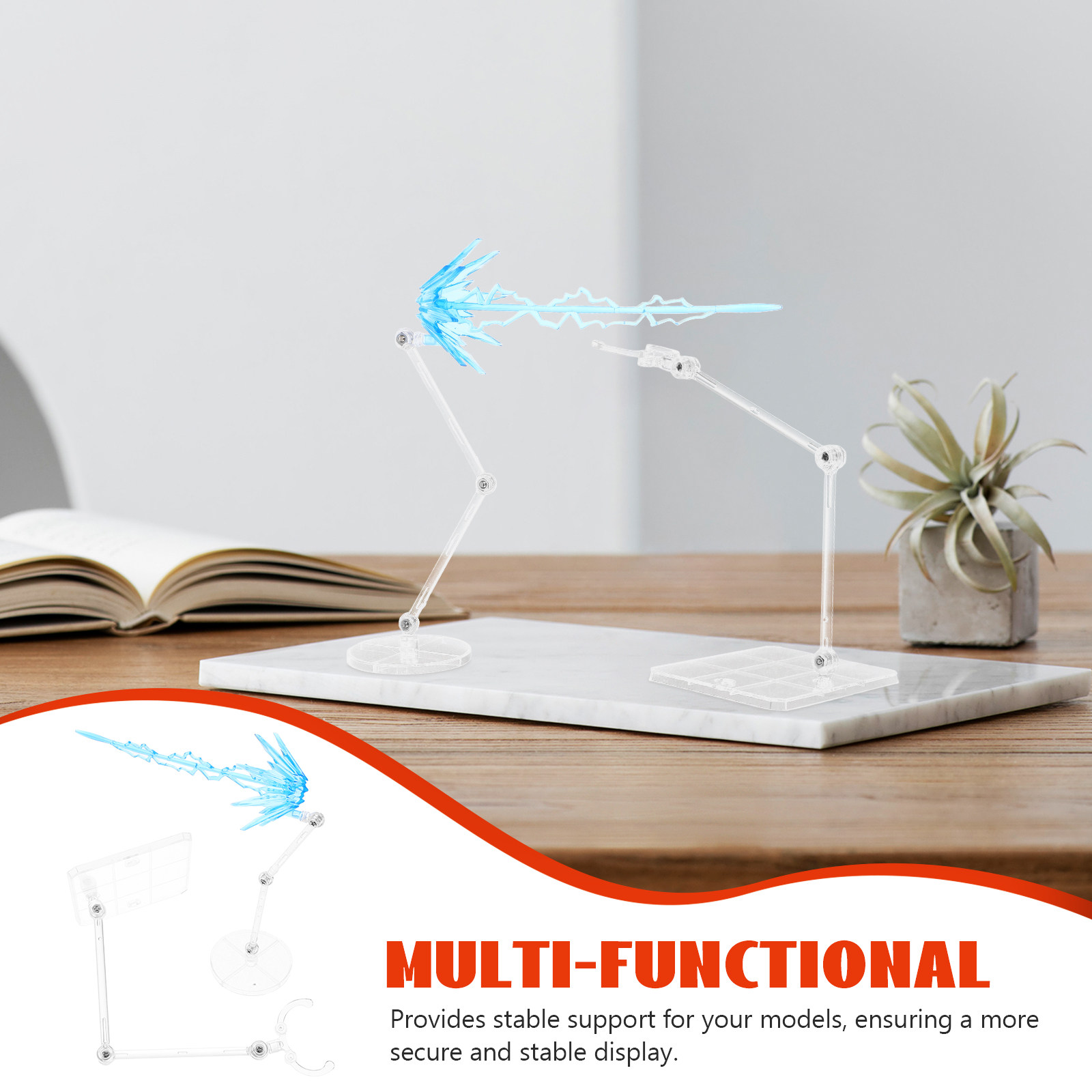 1Set Clear Adjustable Action F - Action Figure Stand 评论和价格