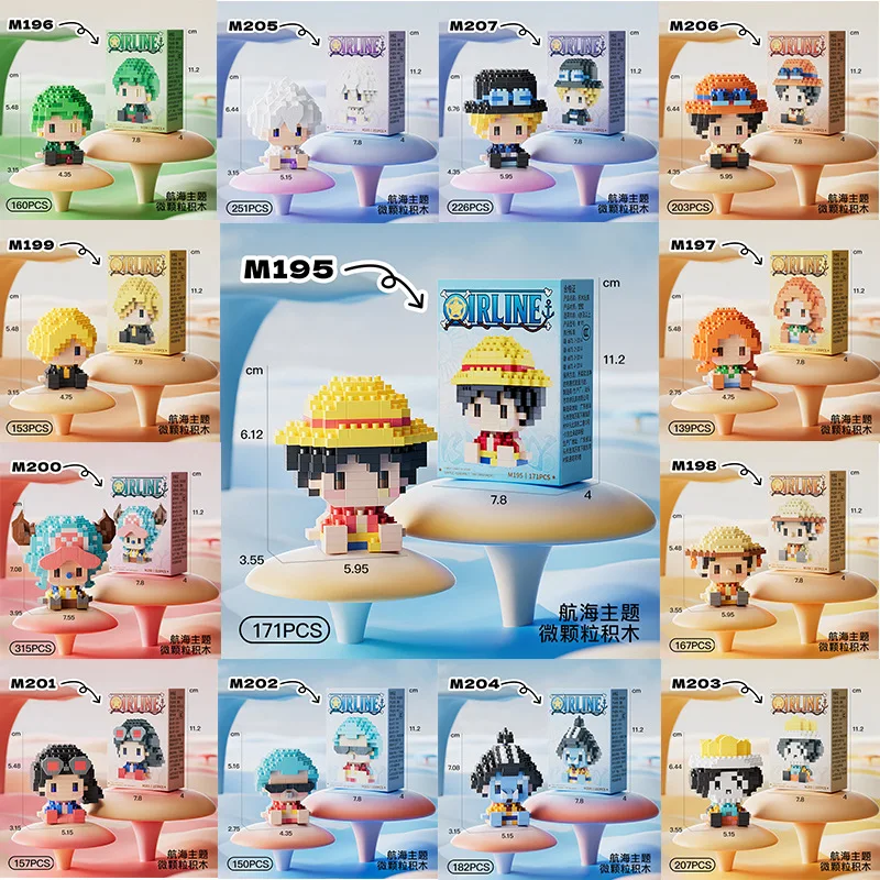 ONE PIECE 3D Anime Model Sun G - Building Block Mini 评论和价格