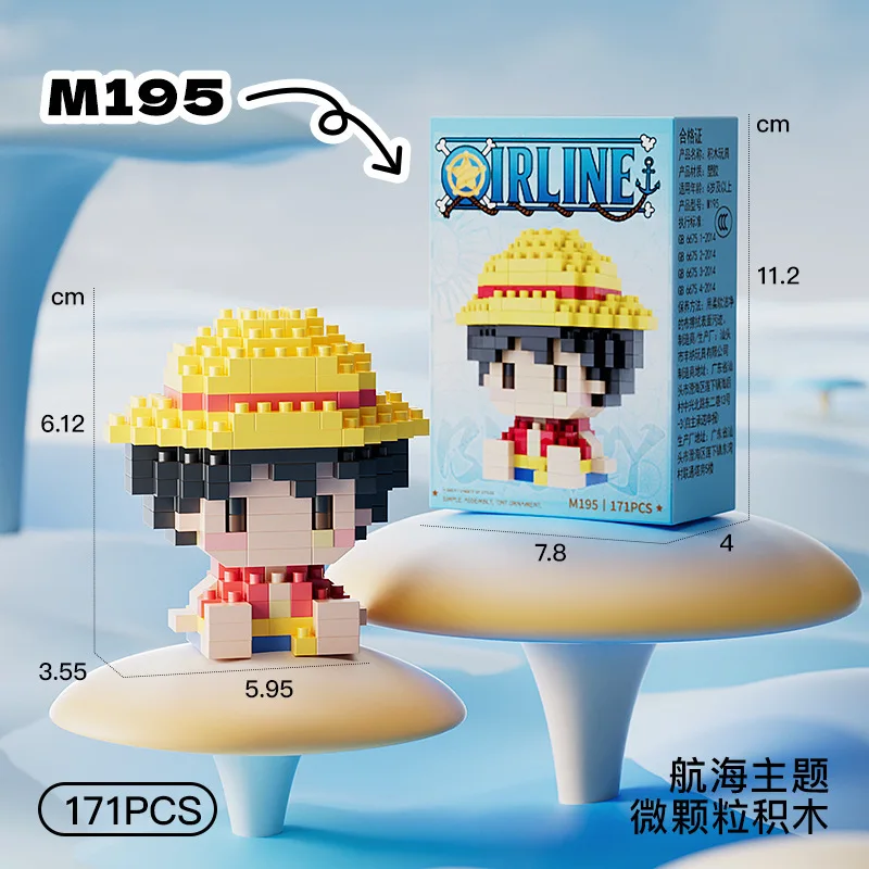 ONE PIECE 3D Anime Model Sun G - Building Block Mini 评论和价格